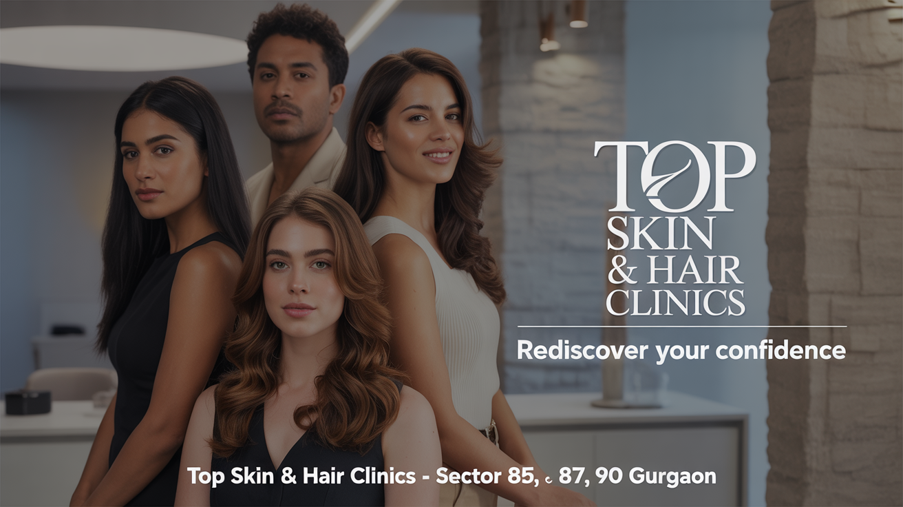 Top Skin & Hair Clinics in Sector 85, 86, 87, and 90 Gurgaon for Hair Fall Solutions