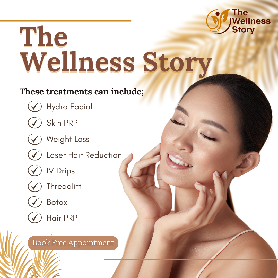 the wellness story , skin treatment in gurugram, hair treatment in gurgram, weight loss treatment in gurgram